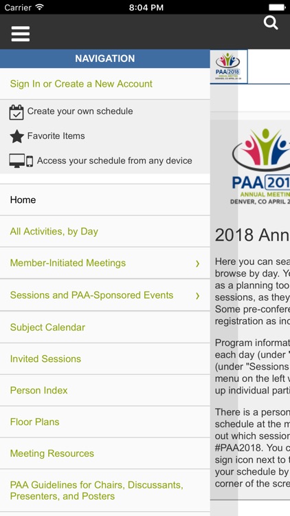 PAA 2018
