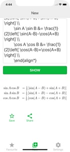 Formula Box (LaTeX) screenshot #3 for iPhone