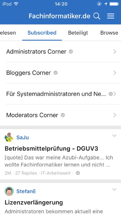 Screenshot #3 pour Fachinformatiker.de