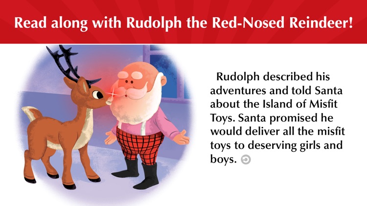 Rudolph the Red-Nosed Reindeer - Read & Play screenshot-0