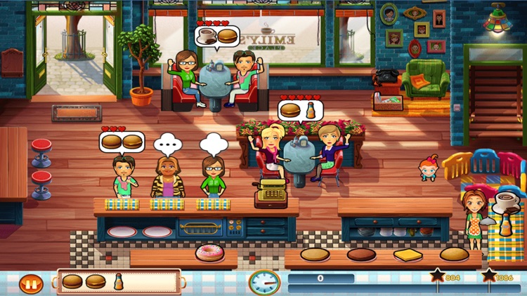 美女饭店cafe经营游戏: cooking game screenshot-3