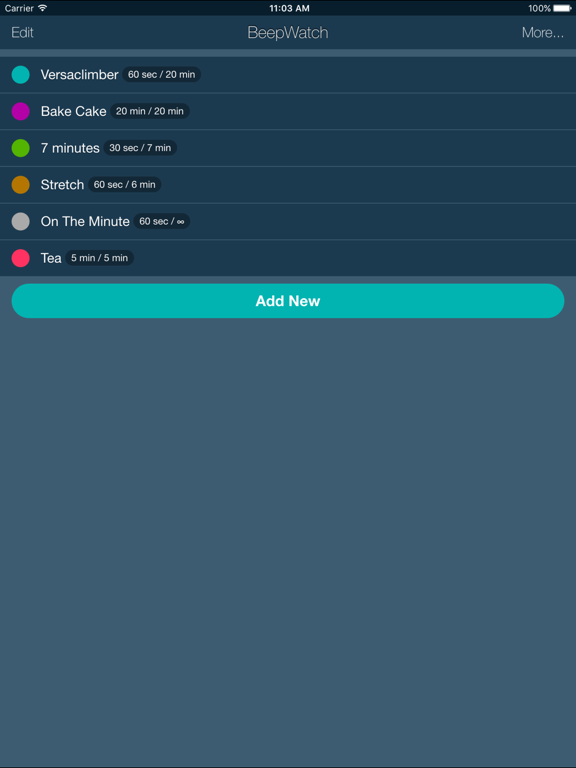 Screenshot #5 pour BeepWatch 2 Beeping Stopwatch