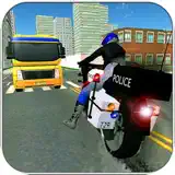 Police Bike Criminals Chase - App Icon