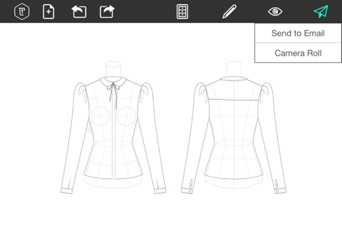 Fashion Design FlatSketchのおすすめ画像5