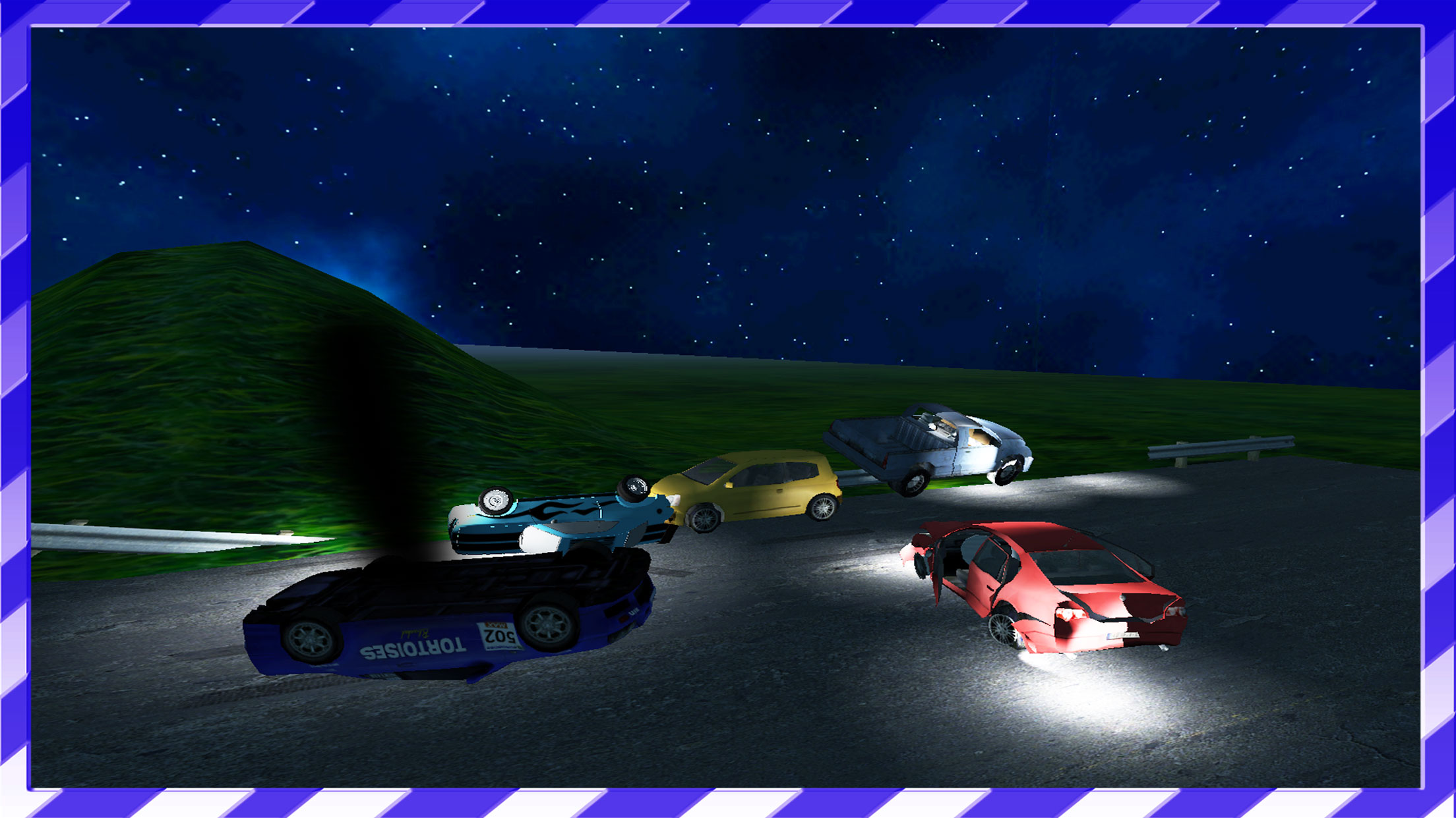 Reckless Night Drift Car Racing with Top Burnout screenshot 3