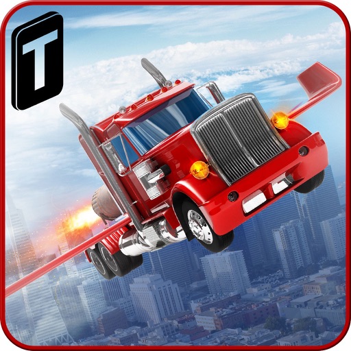Modern Flying Truck Sim 3D icon