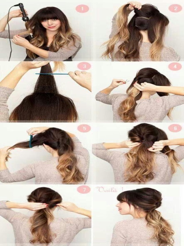 cute hairstyles step by step pictures