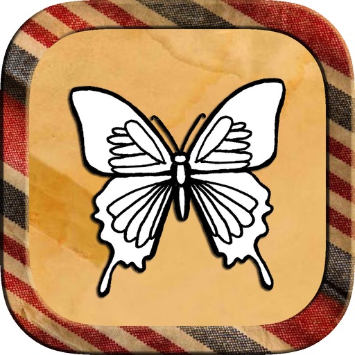 Butterfly Color Book-Beautiful Butterfly Canvas icon