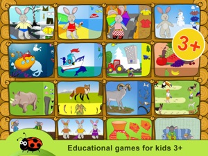 Toddlers Games  - kids' puzzles, 16 educational mini-games for kids 2+ screenshot #1 for iPad