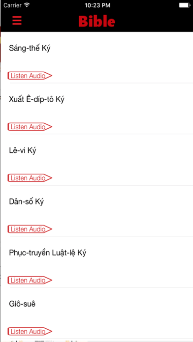 Screenshot #1 pour Vietnamese Bible (Audio)