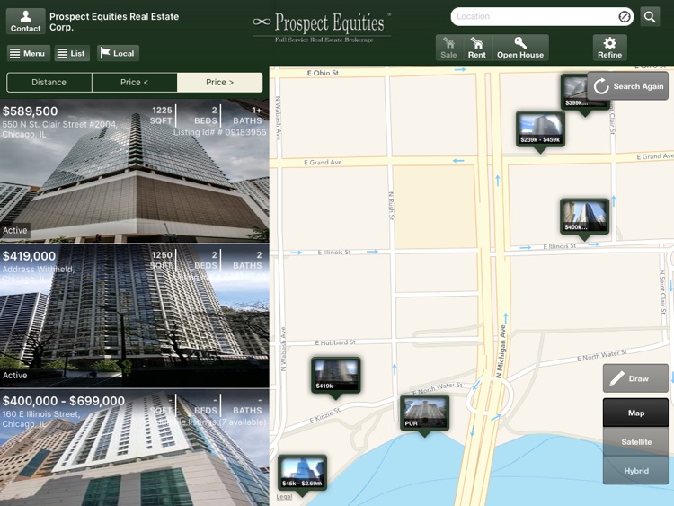 Prospect Equities® Real Estate for iPad