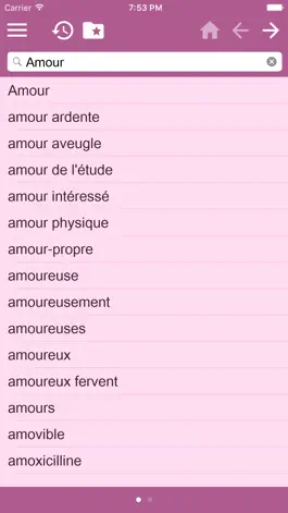 Game screenshot قاموس عربي-فرنسي Dictionnaire Arabe Français hack