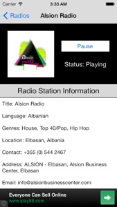 Albania Radio Live (Shqipëri) screenshot #4 for iPhone