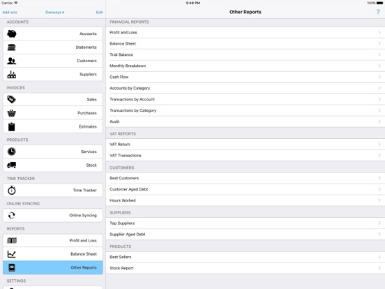 EB Lite iPad screenshot