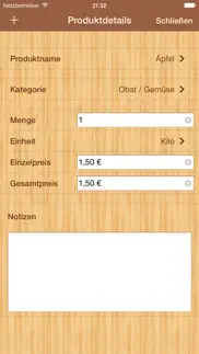 einkaufsliste lite edition iphone bildschirmfoto 3