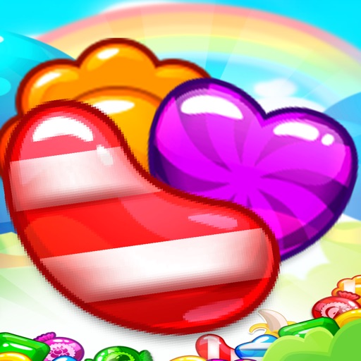 Happy Jelly Bean Icon