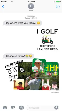 Game screenshot Golfmoji - Golf Emojis and Stickers hack