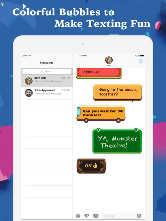 FancyBubble - Text and Emoji Themes for iMessageのおすすめ画像2