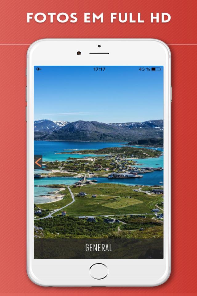 Tromsø Travel Guide with Offline City Street Map screenshot 2