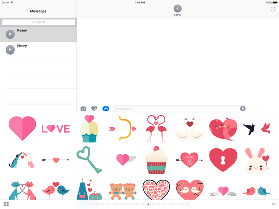 Screenshot #5 pour Autocollants d'amour