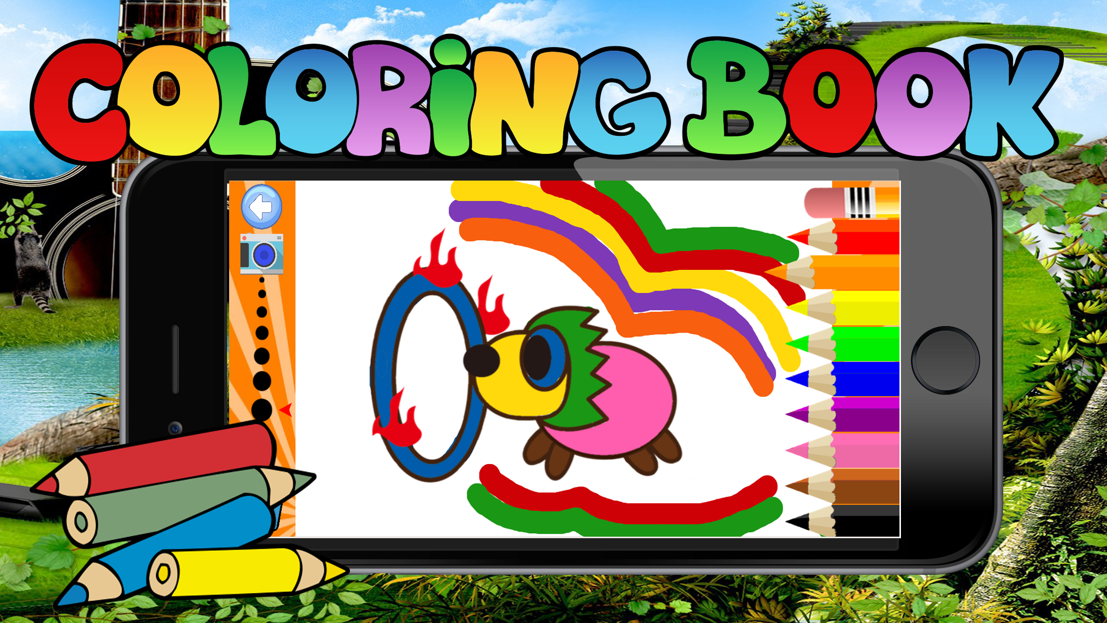 circus circus games animal coloring book-drawing painting kids screenshot 3