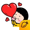 Mobile Girl, MiM - Mango Sticker app icon - Stickers app for iPhone