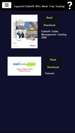 Legrand/Cablofil screenshot 1