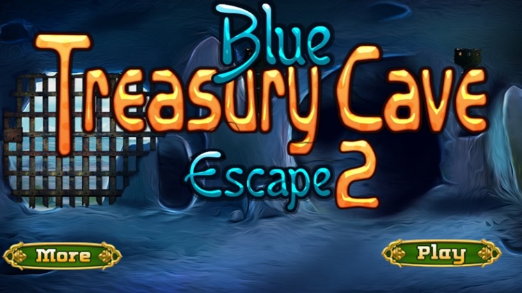 Blue Treasury Cave Escape 2