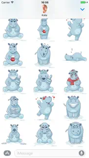 hippopotamus - stickers for imessage problems & solutions and troubleshooting guide - 1