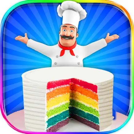 Rainbow Cake Maker - Cooking Rainbow Birthday Cake Читы