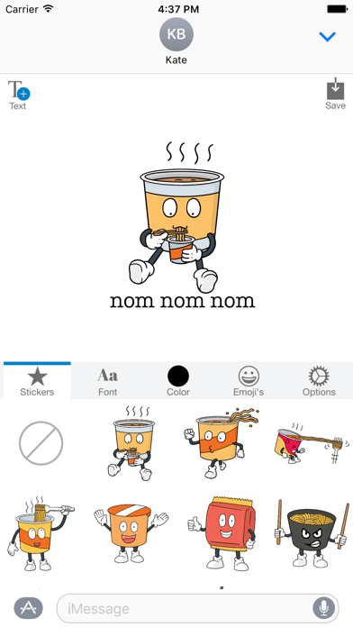 Sushi Ramen - MYOSE - Make Your Own Sticker Emoji Screenshot 2 - AppWisp.com Sushi Ramen - MYOSE - Make Your Own Sticker Emoji Screenshot 2 - AppWisp.com