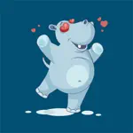 Hippopotamus - Stickers for iMessage App Contact