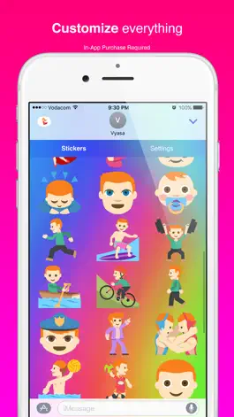 Game screenshot Redhead Emoji Stickers for iMessage hack