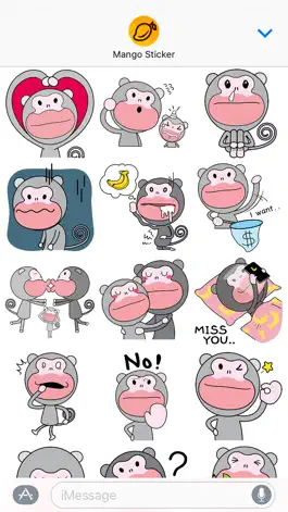 Game screenshot The love of Noblips - Mango Sticker apk