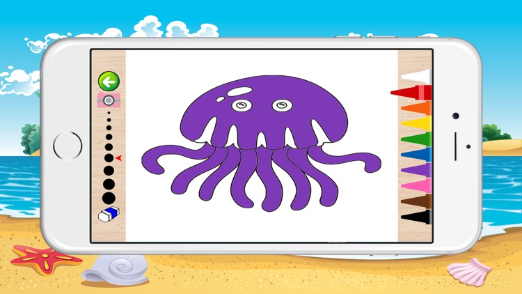 Underwater Coloring Book for Children