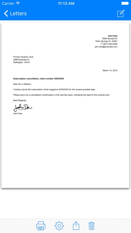 Letter