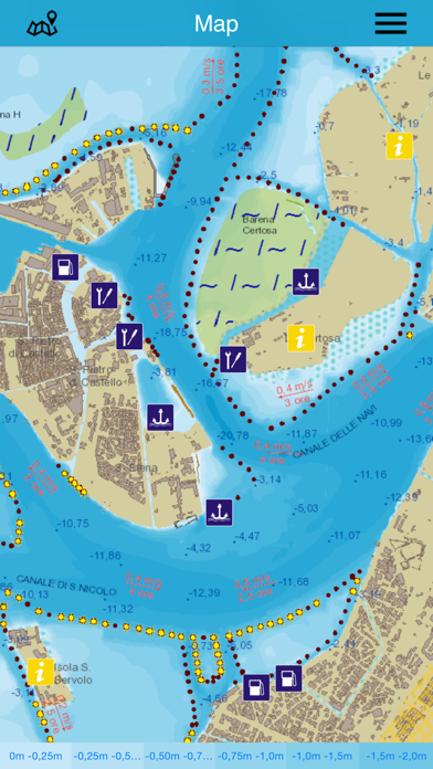 Venice lagoon chart Screenshot