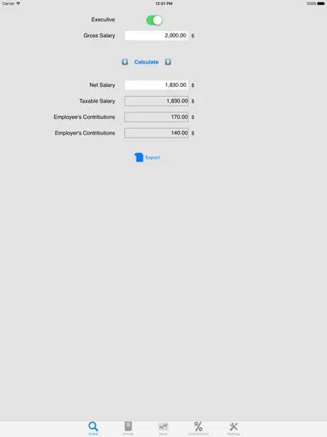 Salary Net / Gross (Pro)