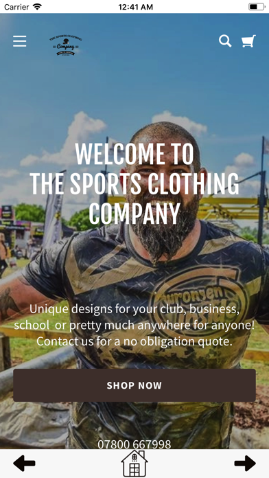 The Sports Clothing Company screenshot 2