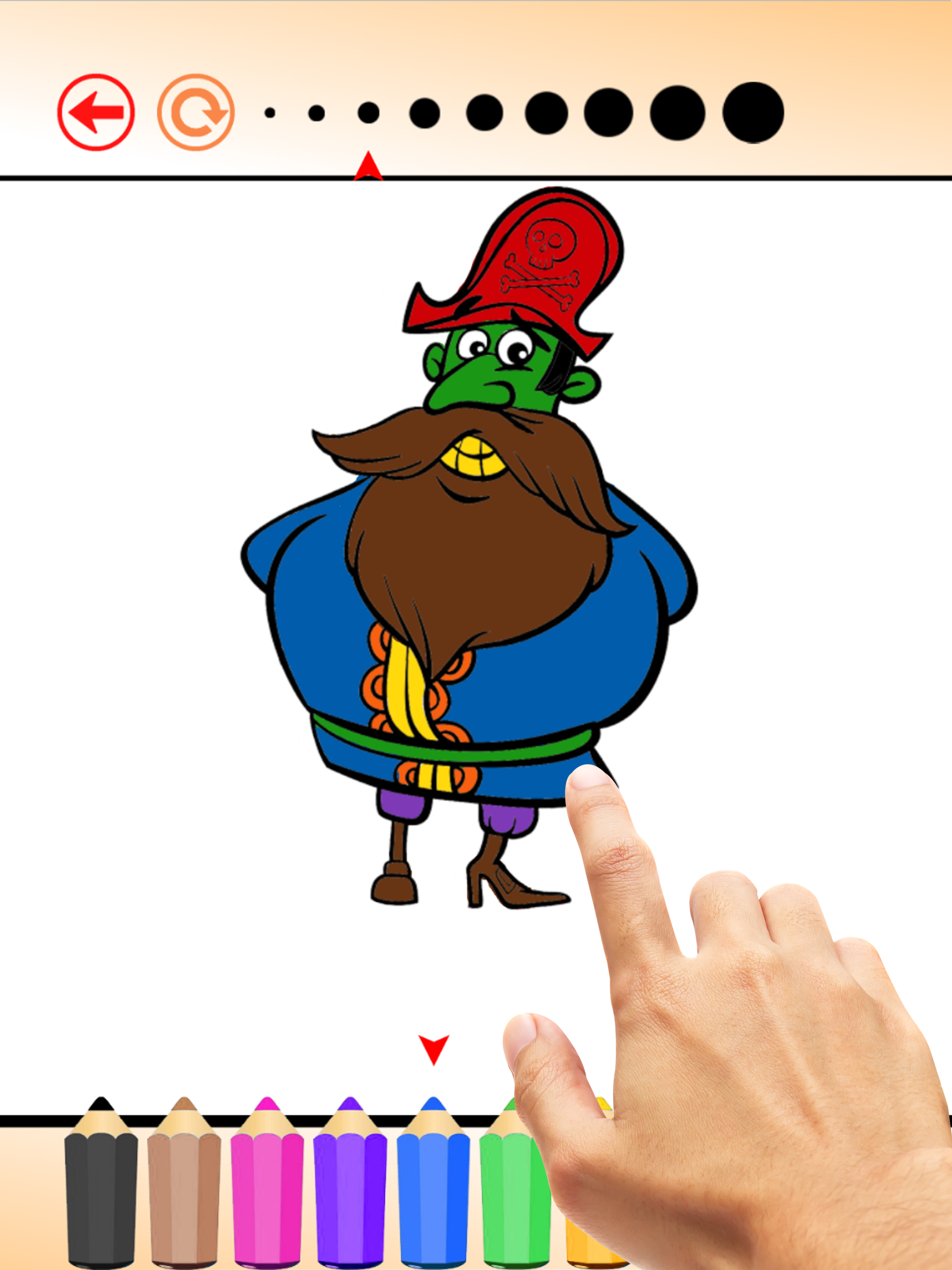 The Pirate Coloring Book HD for Children: Learn to paint and color a pirate ship and more