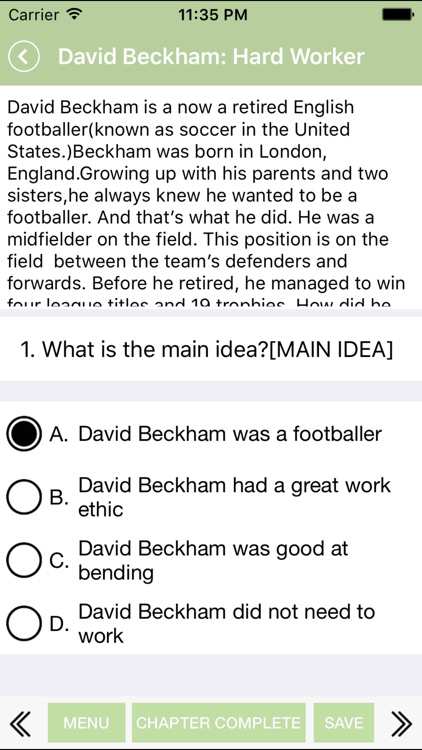 Boys Only Reading Comprehension screenshot-3