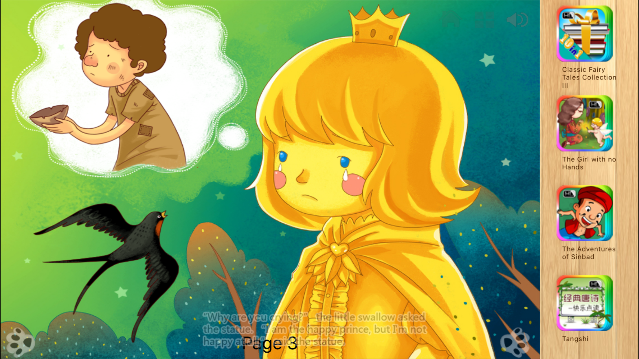 Happy Prince - bedtime Fariy Tale iBigToy screenshot 5