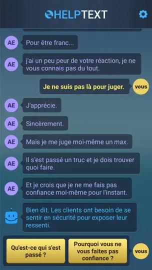 Capture d'écran de Lifeline: Cellule De Crise sur iPhone 4
