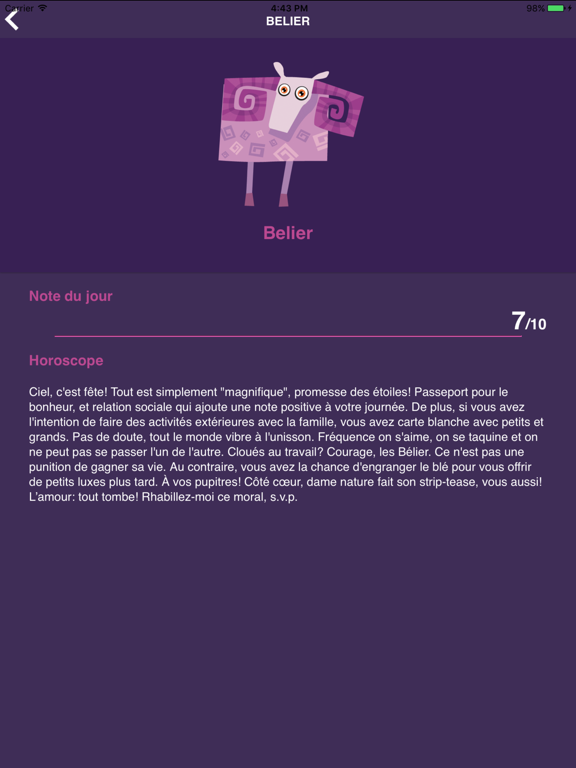 Screenshot #5 pour Horoscope Plus !