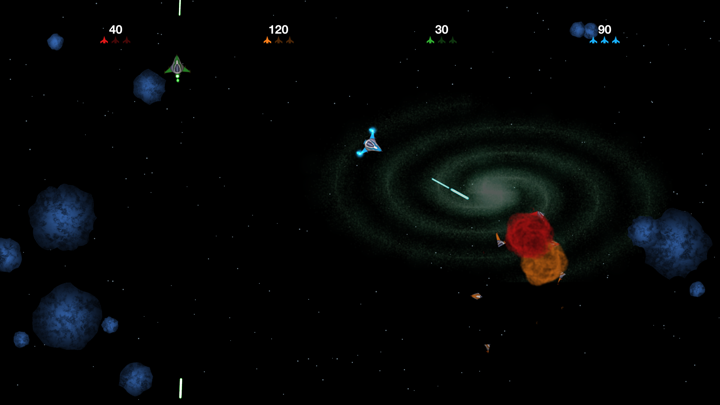 Screenshot #3 pour Asteroids: Multiplayer Arcade Party