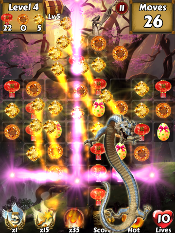Screenshot #5 pour Lucky Dragon Uni Aventure - Match or balle s et écraser les pierres précieuses