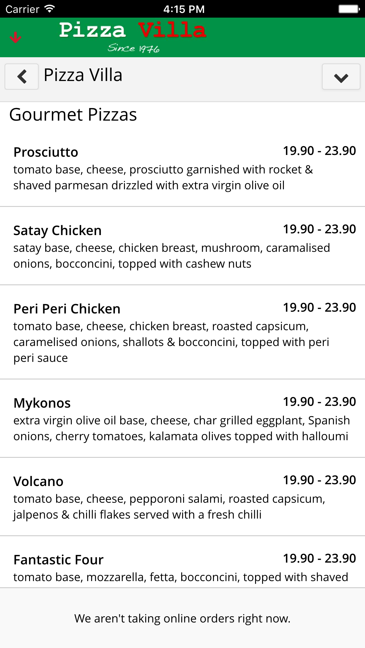 Pizza Villa screenshot 3