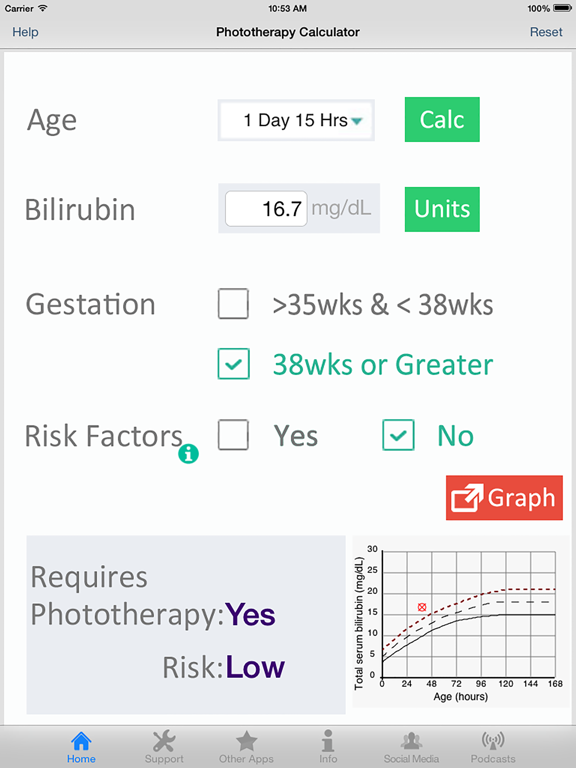 Screenshot #4 pour Phototherapy Calculator