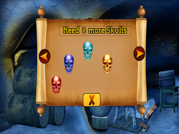 Blue Treasury Cave Escape 2