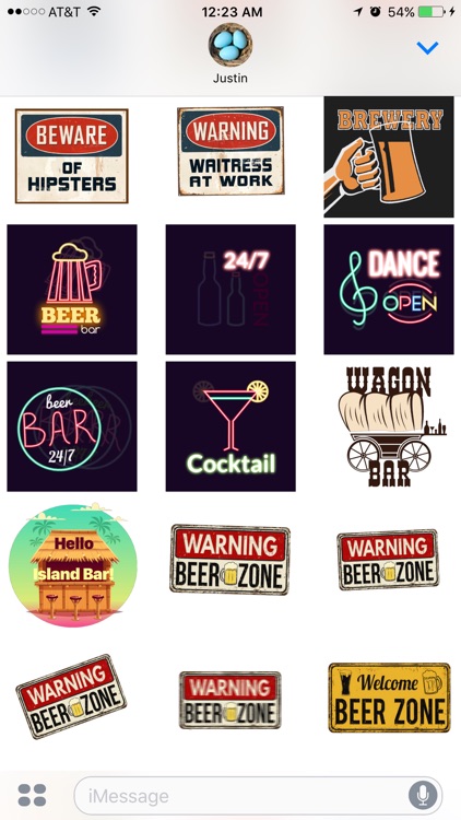 Bar Stickers screenshot-0